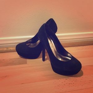 Cathy Jean Black High Heels
